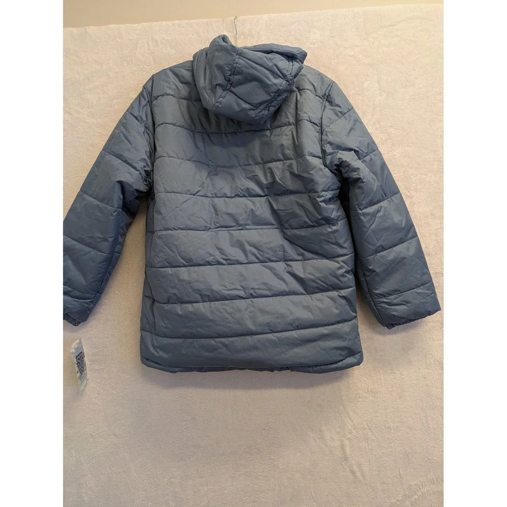 Whales‎ Tail Boys Puffer Jacket Size 18 Blue Water Wind Resistant NWT